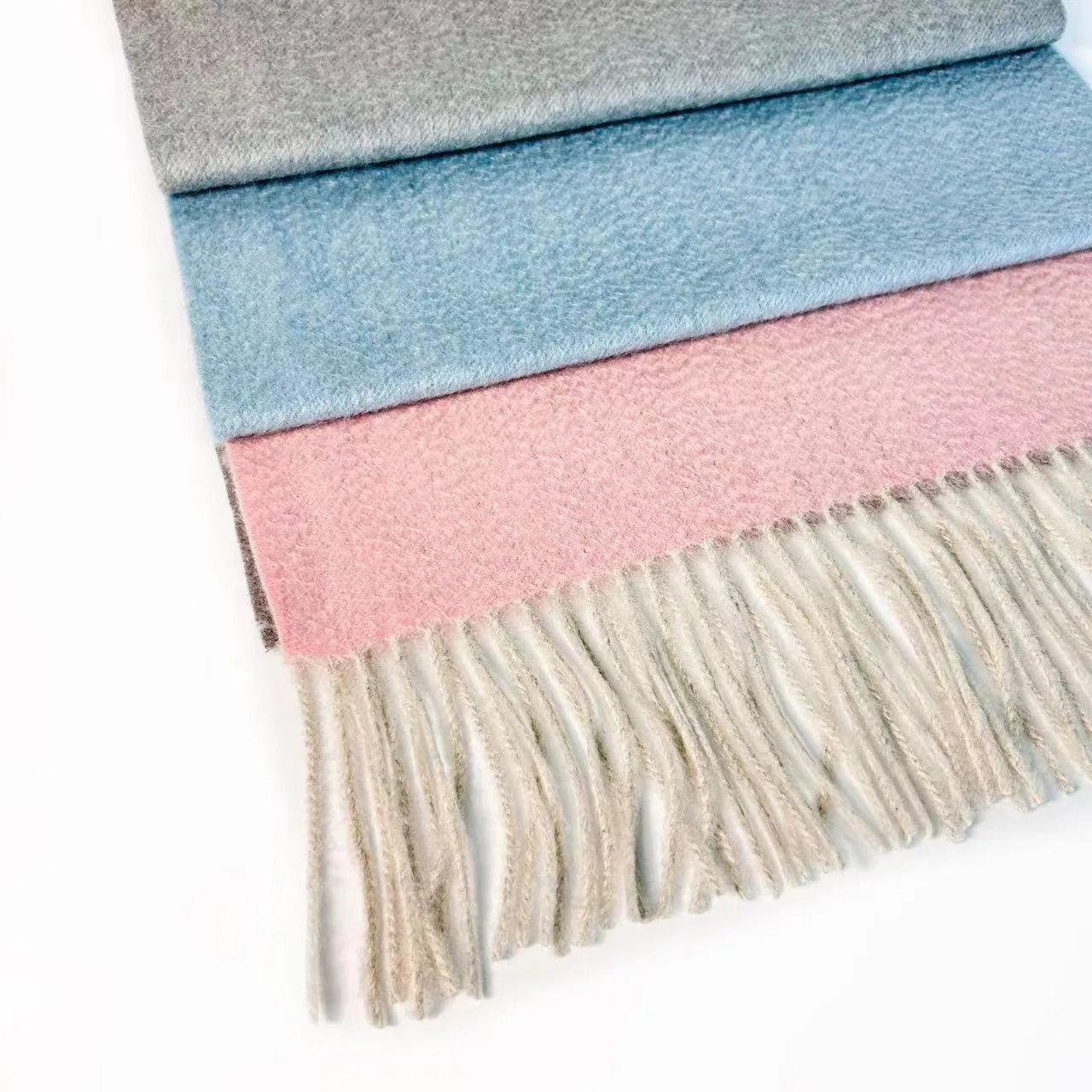 100% Mongolia Cashmere Rita Scarves (Double Sides)