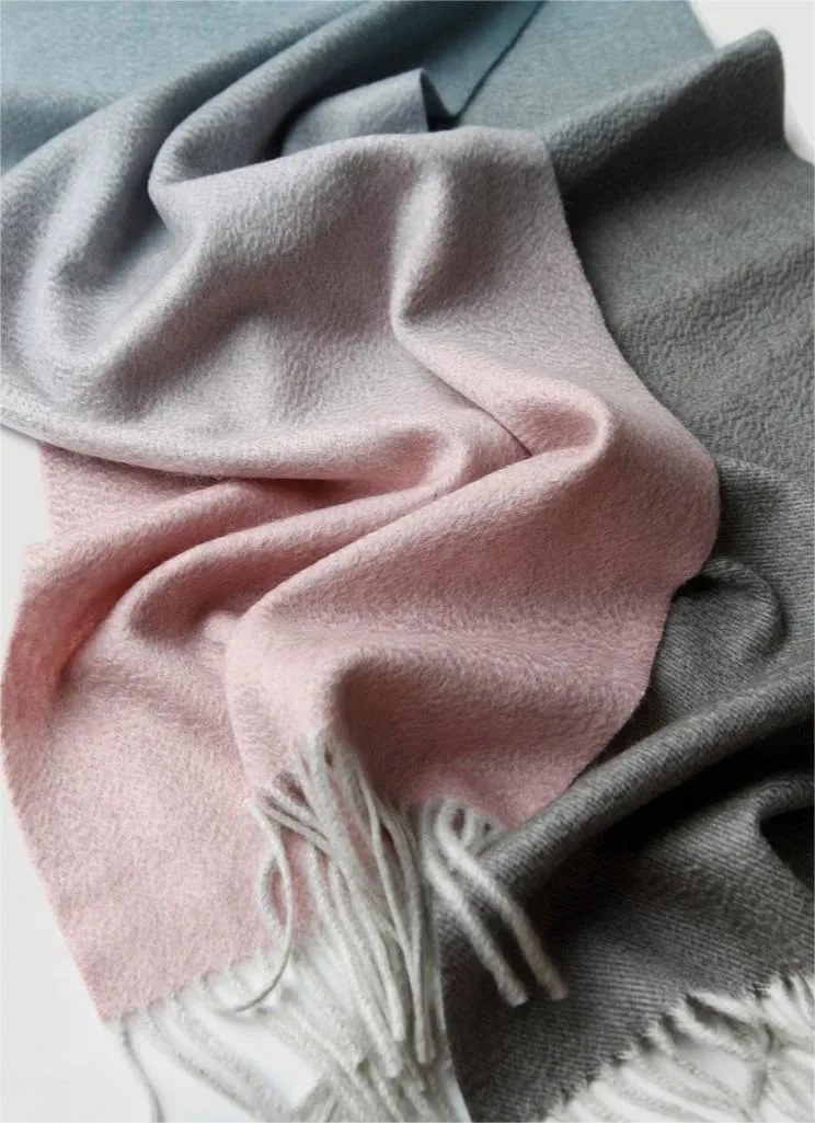 100% Mongolia Cashmere Rita Scarves (Double Sides)