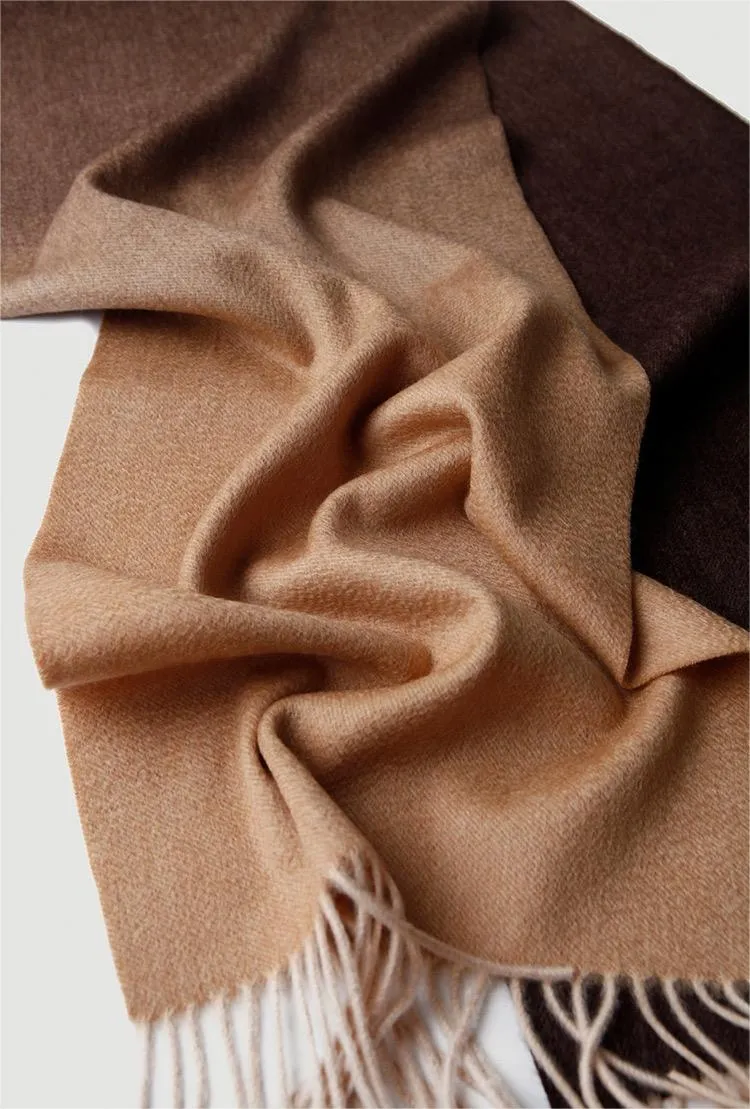 100% Mongolia Cashmere Rita Scarves (Double Sides)