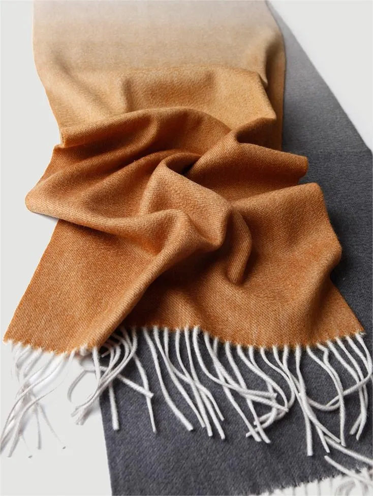 100% Mongolia Cashmere Rita Scarves (Double Sides)