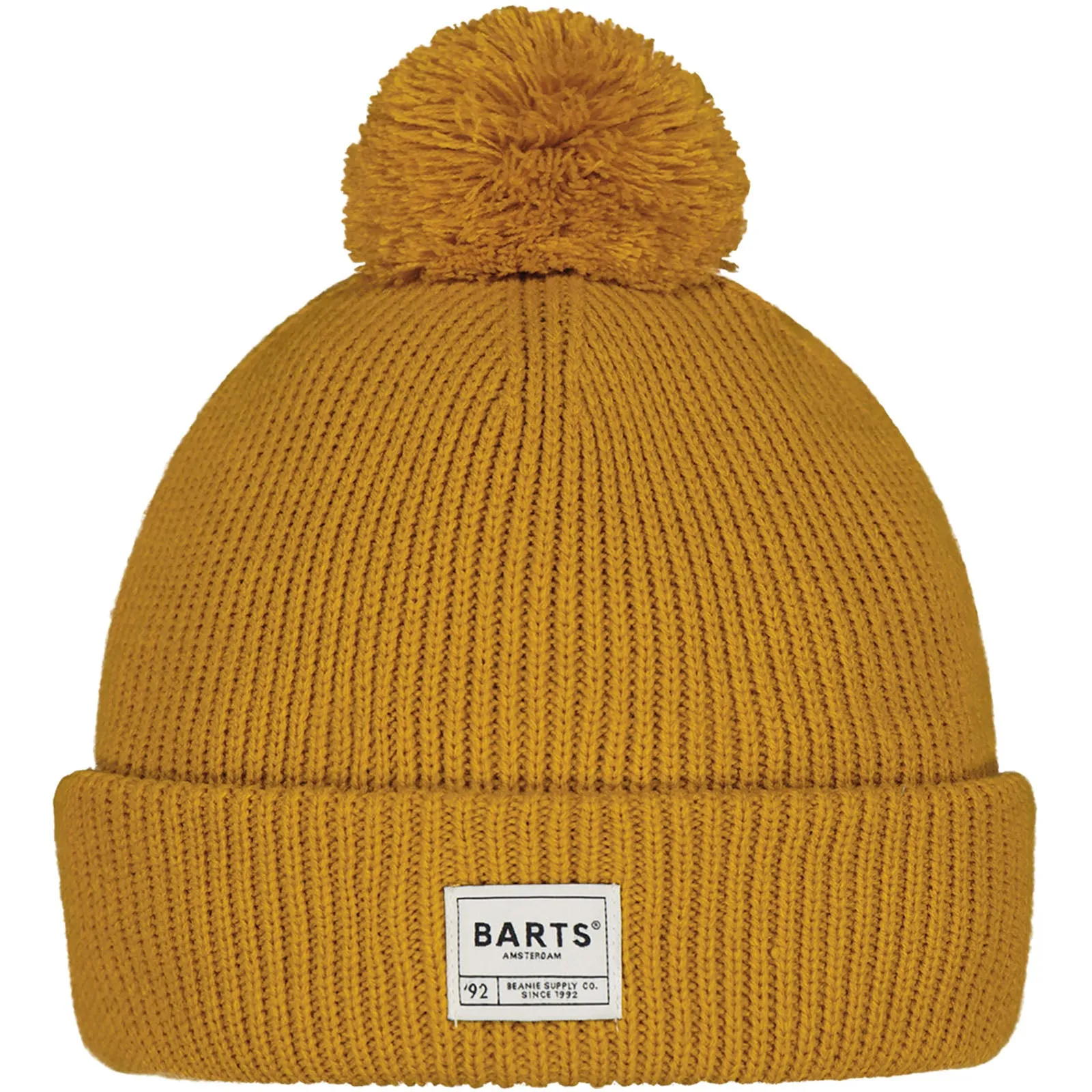 Barts Mens Arkade Stretchy Knitted Bobble Hat