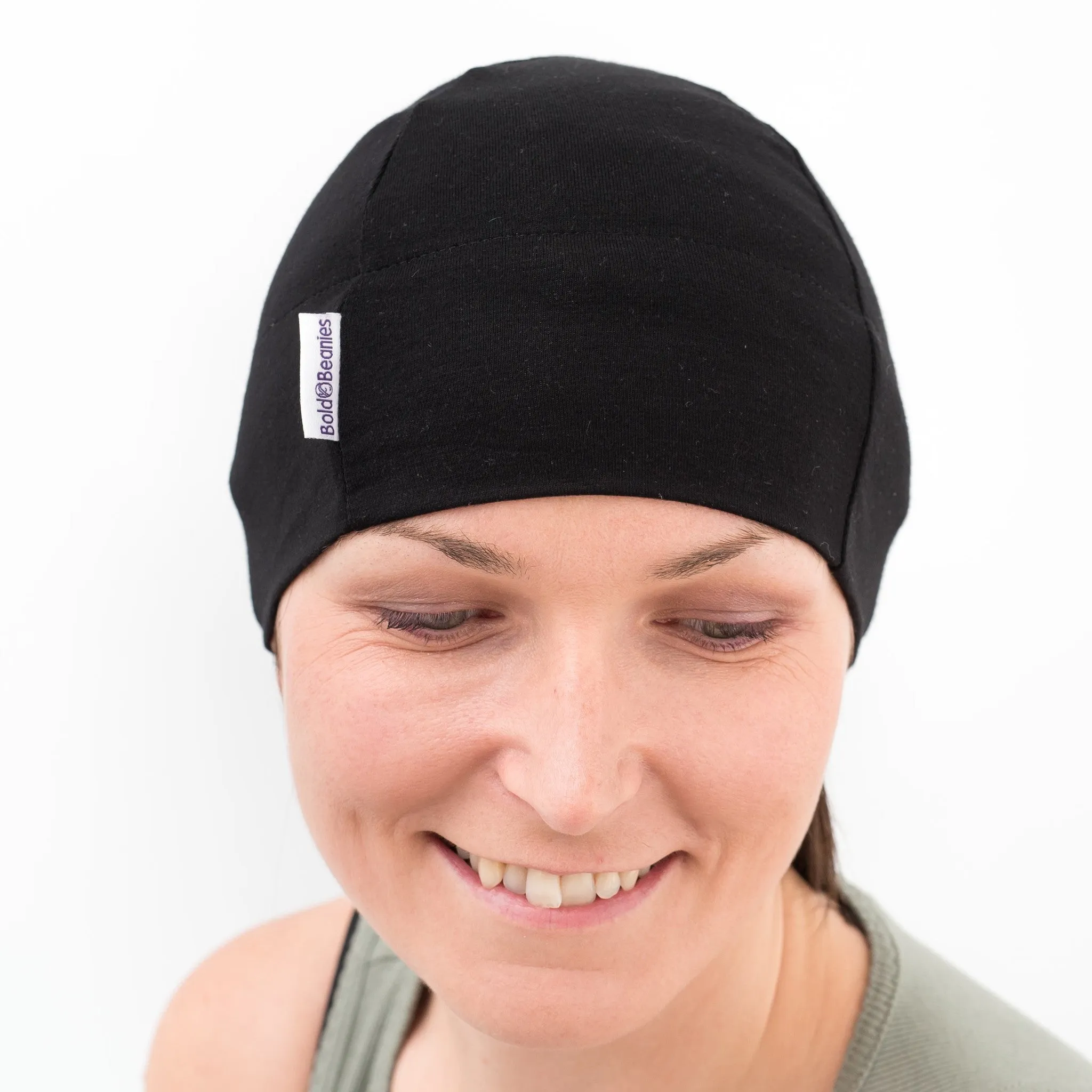 Black Women Plain Beanie Hat