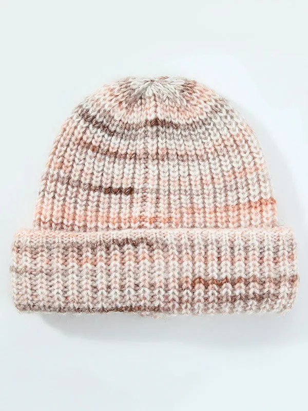 Contrast Color Keep Warm Knitted Hats