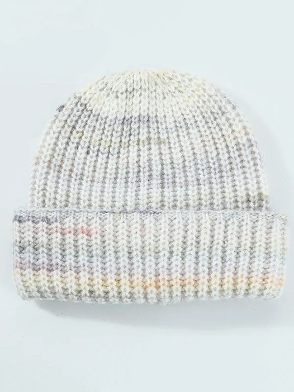 Contrast Color Keep Warm Knitted Hats