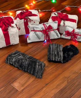 Faux Fur Gift Set - Classic Skinny Scarf and Headband in Rattle 'N' Shake