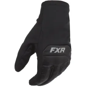 FXR  Mens Podium Snowmobile Gloves Fleece Windproof Touch-Screen Compatible Black