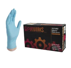 Gloveworks INPF44100 Latex-Free Industrial Gloves, Medium