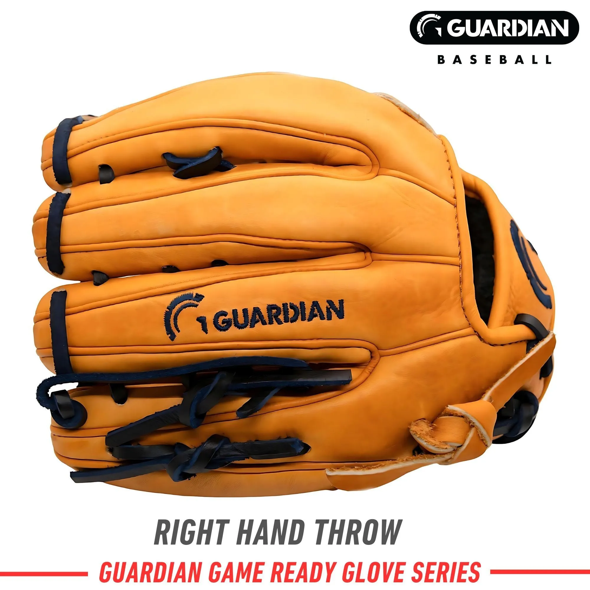 Guardian Game Ready Pre-Broken In Baseball Glove (Tan/Navy)