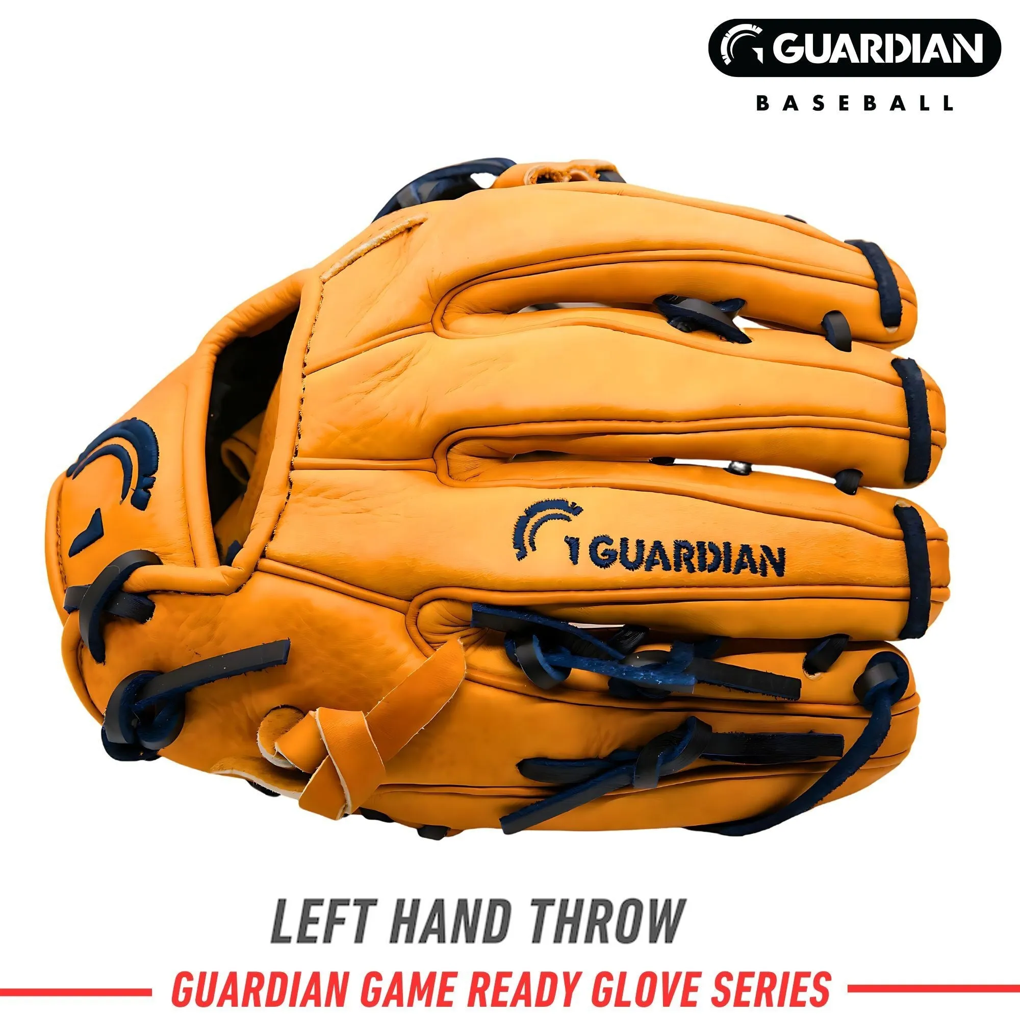 Guardian Game Ready Pre-Broken In Baseball Glove (Tan/Navy)