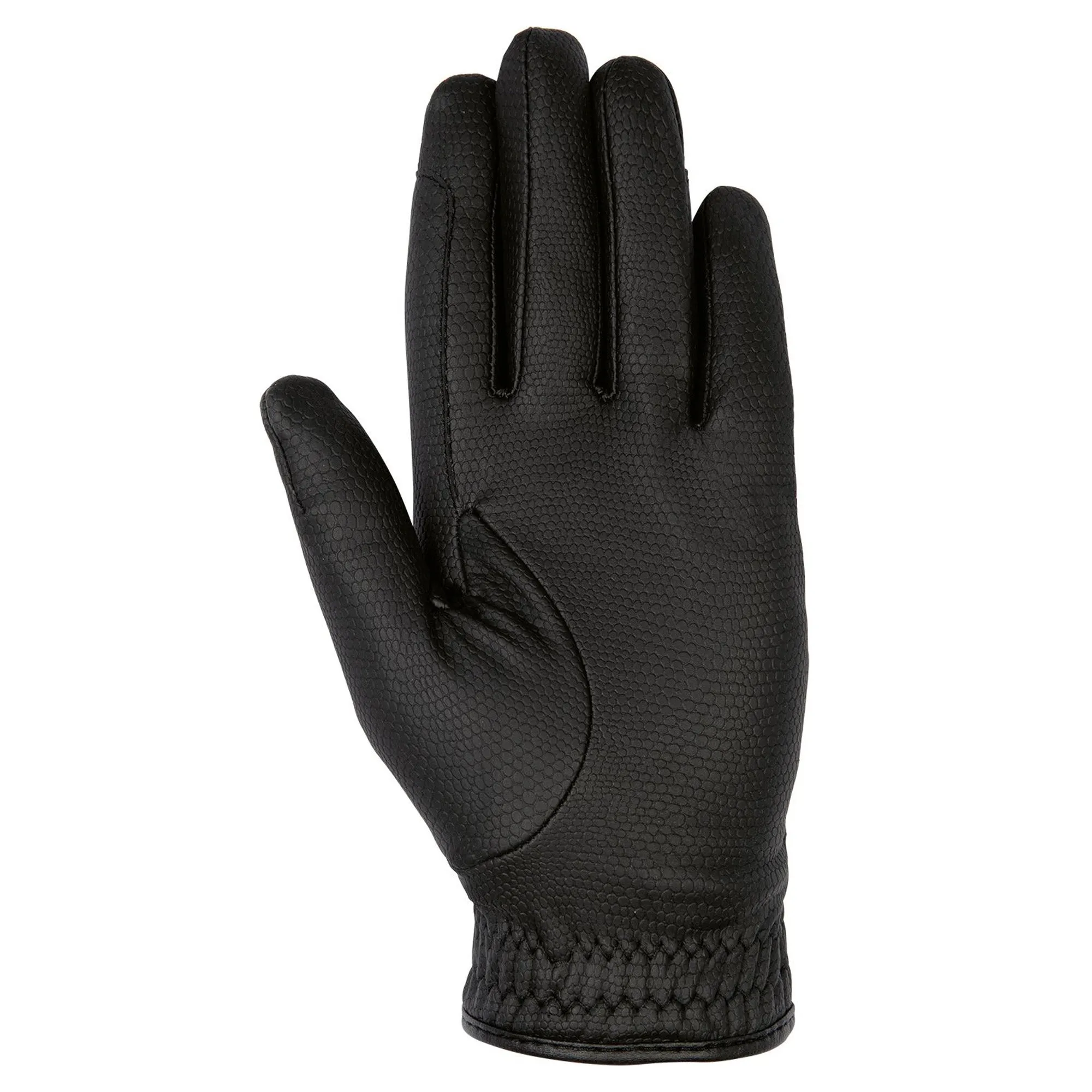 Hkm Fleece Lined Riding Gloves - Black