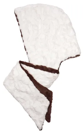 Hoody Scarf - Assorted Cuddly Faux Fur Two Tones