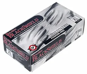 LIBERTY - DuraSkin Blackshield 6mil Nitrile Gloves, Black (100 Gloves/box)