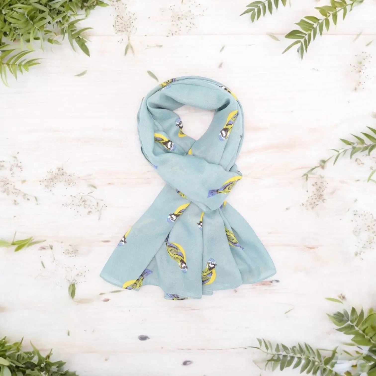 Little Bird Print Scarf