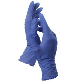 Medium Blue Nitrile Gloves, 100 ct