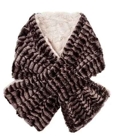 Pull-Thru Scarf -  Luxury Faux fur in 8mm