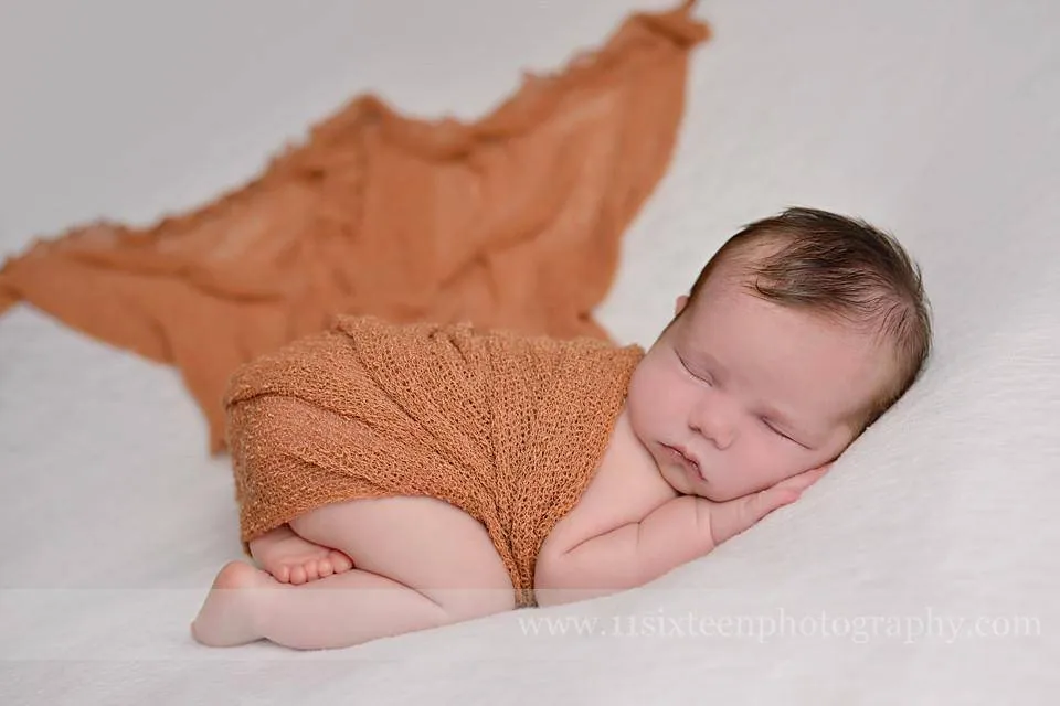 Sienna Brown Stretch Knit Baby Wrap