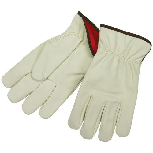 Single Pair - Standard Grade Cowhide Fleece Lined Driver Glove