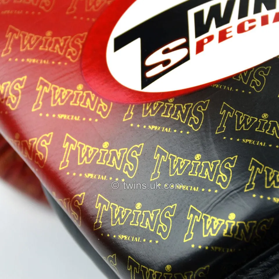 Twins Special Boxing Gloves Black-Red Fade