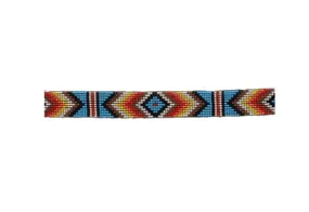 Twister Beaded Aztec Hatband 0273497