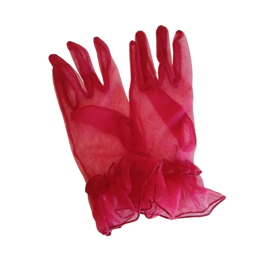 Women's Chiffon Gloves