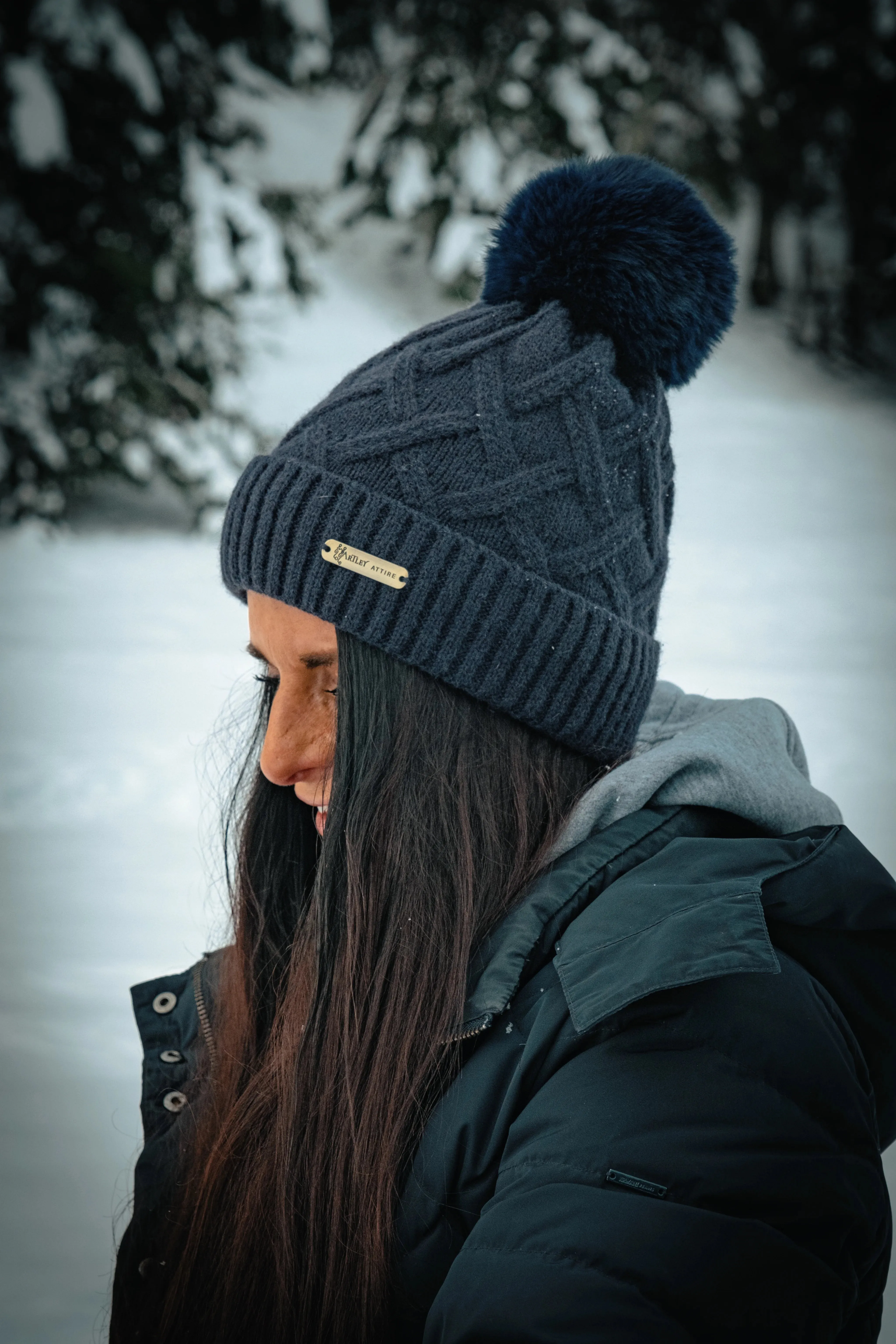 Women's Pompom Hat