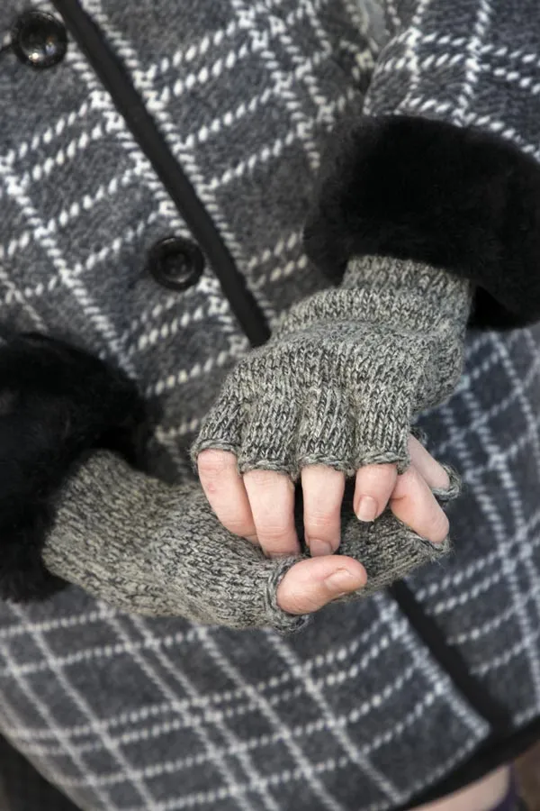 Wool Fingerless Gloves