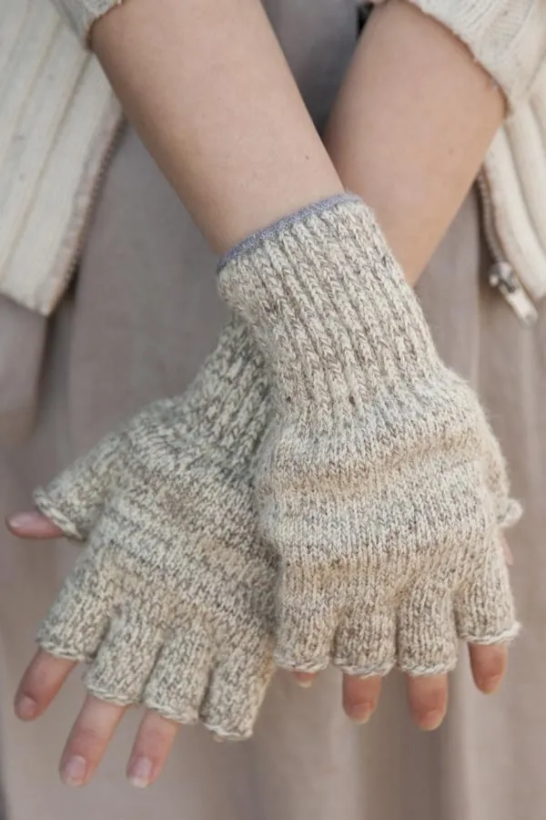 Wool Fingerless Gloves