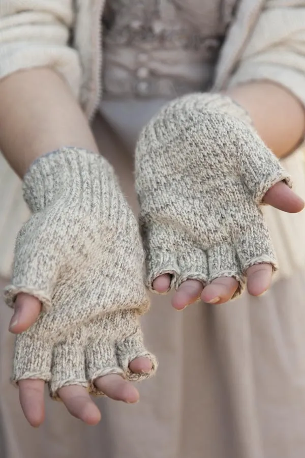 Wool Fingerless Gloves