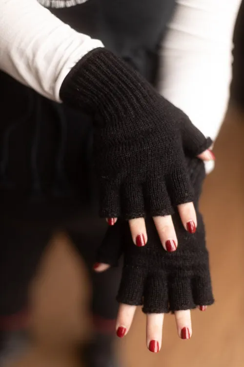 Wool Fingerless Gloves