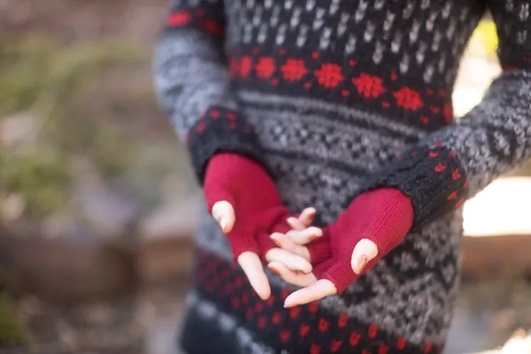 Wool Fingerless Gloves