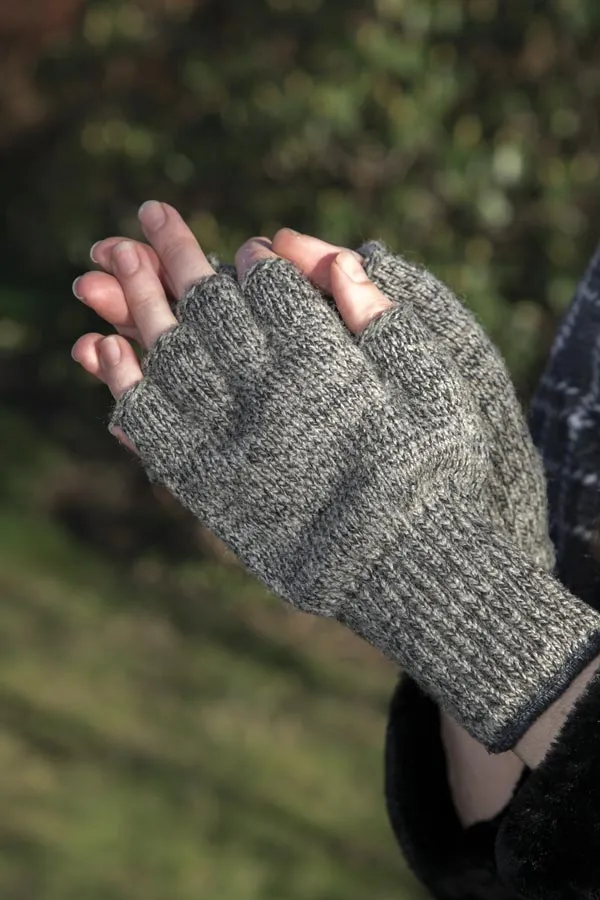 Wool Fingerless Gloves