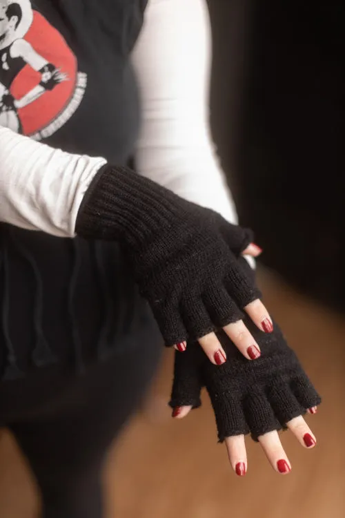 Wool Fingerless Gloves